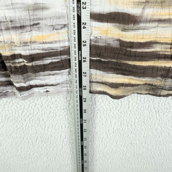 Jams World Shirt Mens Medium Gray Yellow Coal Flower Hawaiian Rayon Made Hawaii - Picture 4 of 10